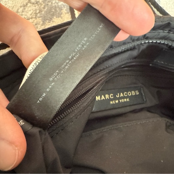 MARC JACOBS Quilted Shoulder Crossbody Bag Black Purse - Picture 6 of 15